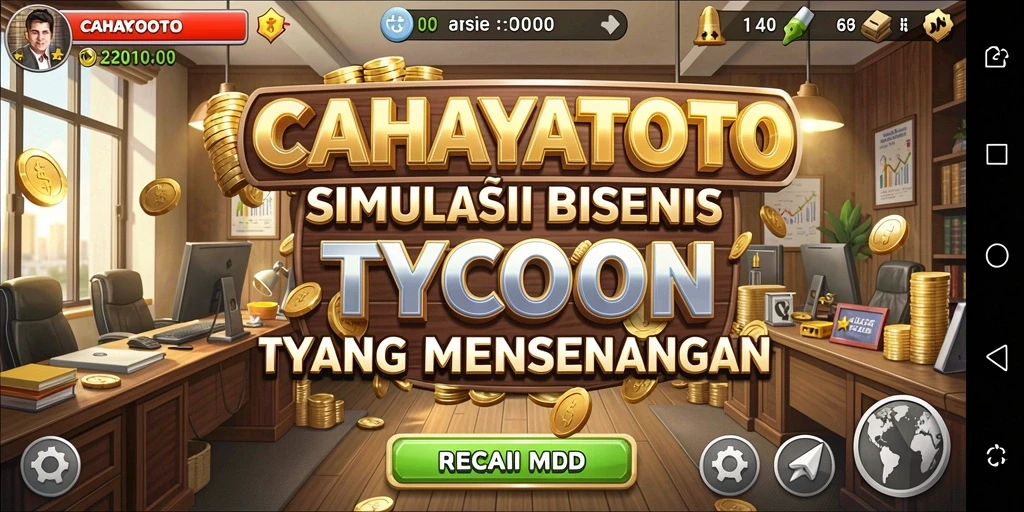 Tampilan gameplay seru dari CAHAYATOTO yang penuh strategi dan manajemen.