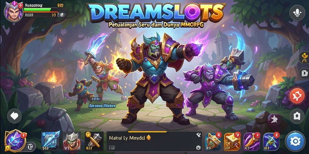 Gameplay menarik dan seru di dalam <strong>DREAMSLOTS</strong>.