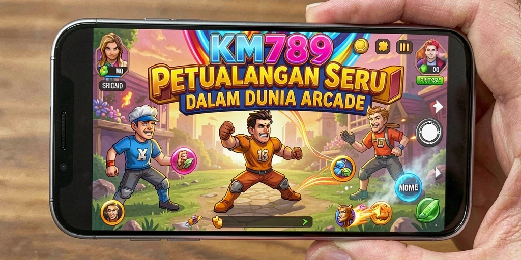 Tampilan gameplay seru dari KM789 di dunia Arcade.