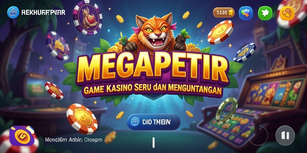 Screenshot gameplay MEGAPETIR menampilkan aksi seru permainan kasino.