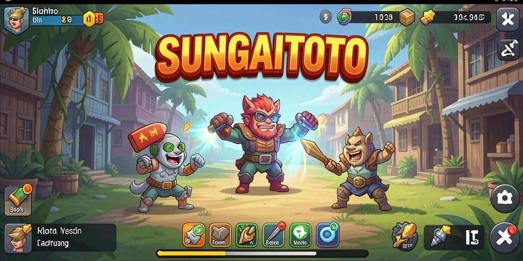 Screenshot gameplay SUNGAITOTO menunjukkan pengalaman bermain yang santai dan mengasyikkan.