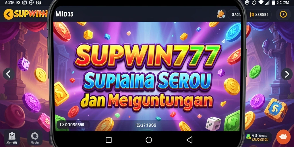 Gameplay seru dengan berbagai tema slot menarik di SUPWIN777.