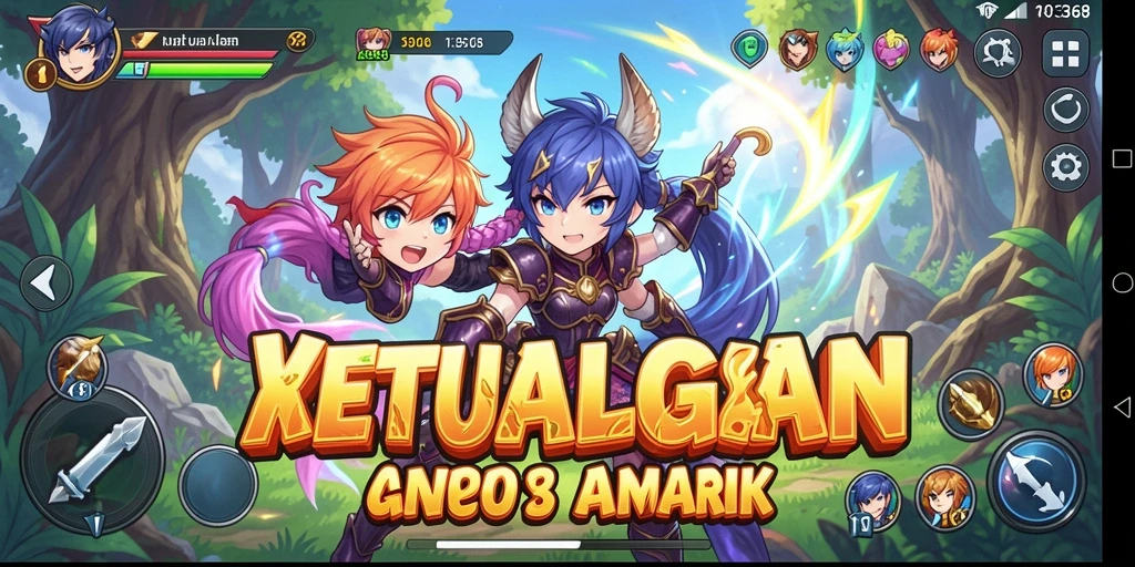 Tampilan menakjubkan dari gameplay <strong>XO368</strong> saat pertarungan berlangsung.