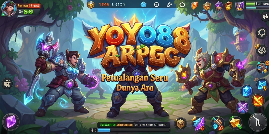 Tampilan seru gameplay ARPG dalam YOYO88 yang mendebarkan.