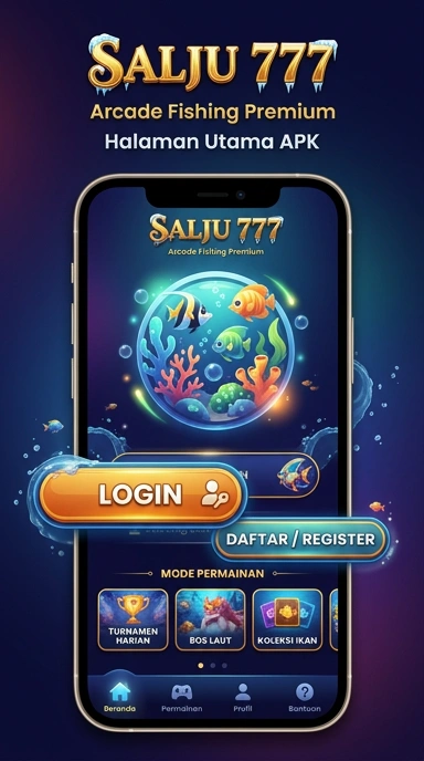 Tampilan utama aplikasi salju777 dengan berbagai pilihan.